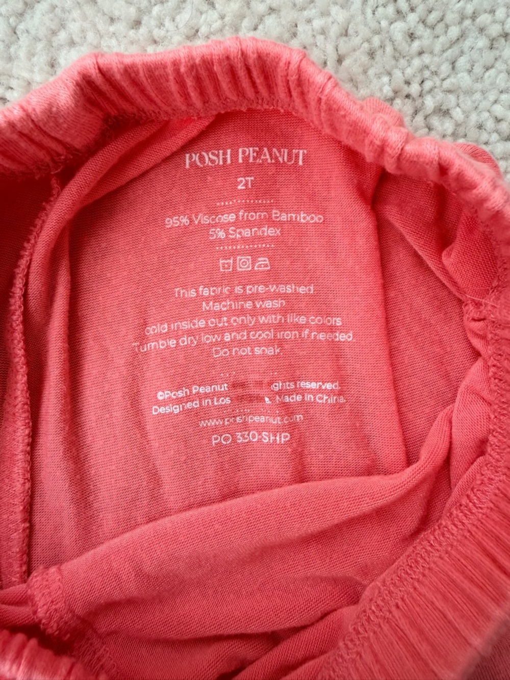 Posh Peanut Tiffany Print Peplem Shirt and Ruffled Short Set - Picture 9 of 12